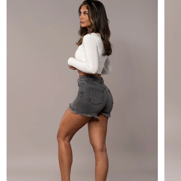 Fitjeans Shorts - Grey - Picture 1 of 11